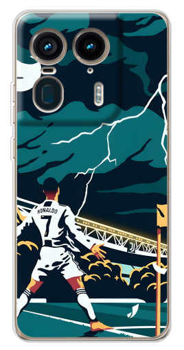 Чехол с картинкой "Ronaldo празднование" для Motorola Edge 50 Ultra