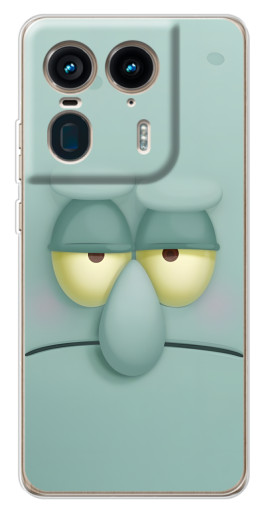 Силиконовый чехол с изображением "Сквидвард" для Motorola Edge 50 Ultra