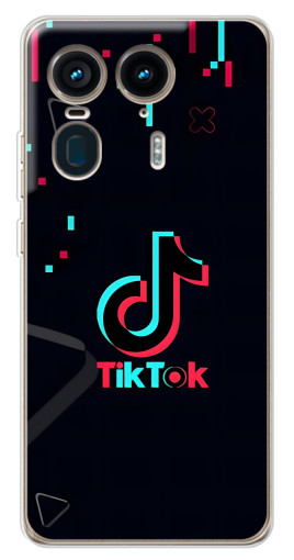 Чехол с печатью "Стиль TikTok" для Motorola Edge 50 Ultra