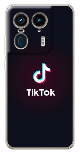Чехол с картинкой "TikTok темный" для Motorola Edge 50 Ultra