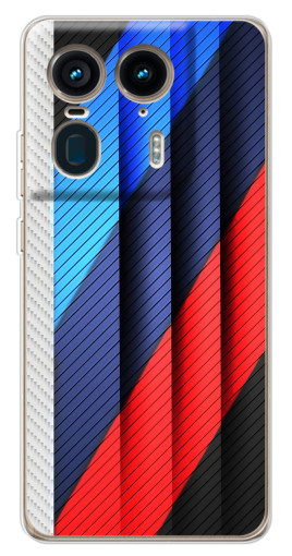 Чехол с принтом "Цвета лого БМВ" для Motorola Edge 50 Ultra