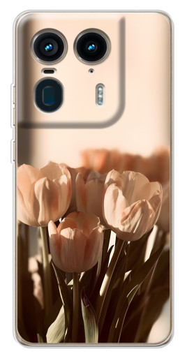 Чехол с принтом "Тюльпаны на солнце" для Motorola Edge 50 Ultra