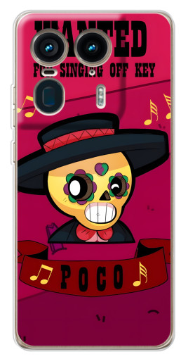 Чехол с печатью "WANTED POCO" для Motorola Edge 50 Ultra