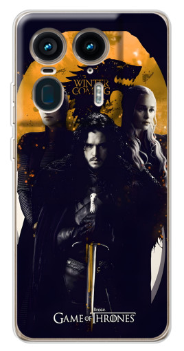 Чехол с принтом "Winter Coming" для Motorola Edge 50 Ultra