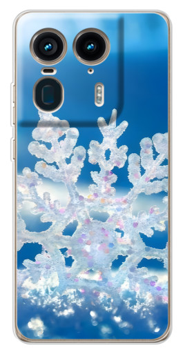 Чехол с принтом "Яркая снежинка" для Motorola Edge 50 Ultra