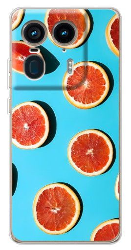 Чехол с принтом "Яркие грейпфруты" для Motorola Edge 50 Ultra