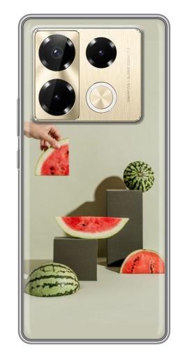 Чехол с принтом "Арт Арбузы" для Infinix Note 40 Pro