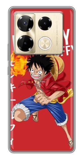 Чехол с принтом "Атакующий D Luffy" для Infinix Note 40 Pro