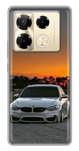 Чехол с картинкой "BMW белая" для Infinix Note 40 Pro