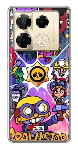 Чехол с картинкой "Brawl заставка" для Infinix Note 40 Pro