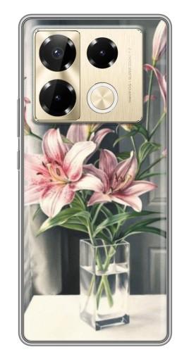 Чехол с принтом "Букет лилии" для Infinix Note 40 Pro