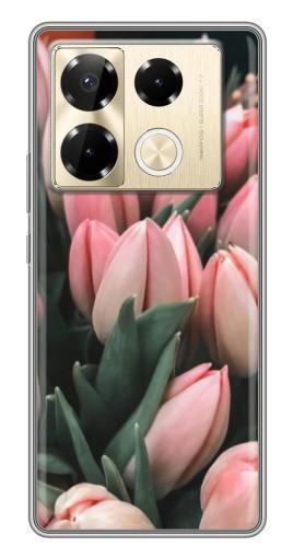 Силиконовый чехол с изображением "Букет тюльпанов" для Infinix Note 40 Pro