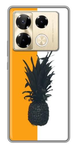 Чехол с печатью "Черный Ананас" для Infinix Note 40 Pro