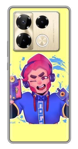 Силиконовый чехол с изображением "Colt Anime" для Infinix Note 40 Pro