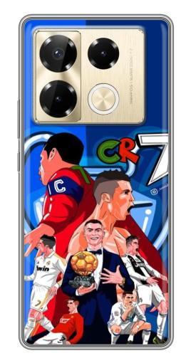 Чехол с картинкой "CR7" для Infinix Note 40 Pro