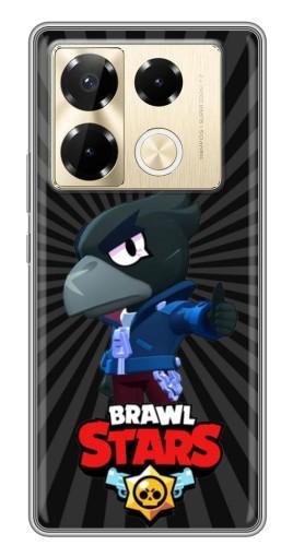 Чехол с принтом "Crow Brawl Stars" для Infinix Note 40 Pro