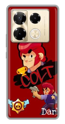 Чехол с картинкой "Dark Colt" для Infinix Note 40 Pro