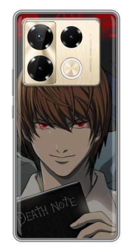 Чехол с печатью "Death Note" для Infinix Note 40 Pro
