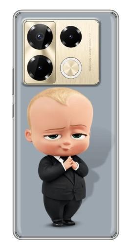 Чехол с принтом "Деловой ребенок" для Infinix Note 40 Pro