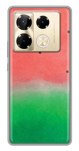 Чехол с картинкой "Дизайн арбуза" для Infinix Note 40 Pro