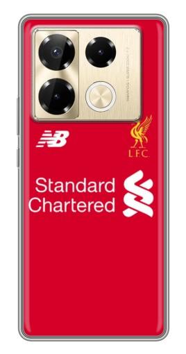 Чехол с картинкой "Форма Liverpool" для Infinix Note 40 Pro