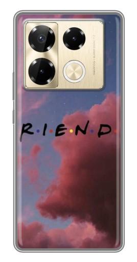 Чехол с печатью "Friends" для Infinix Note 40 Pro