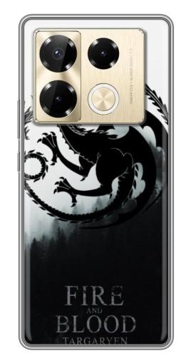 Чехол с принтом "Герб Таргариенов" для Infinix Note 40 Pro