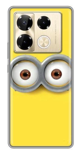 Силиконовый чехол с изображением "Глаза Боба миньона" для Infinix Note 40 Pro