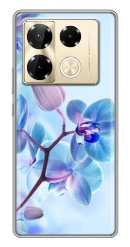 Чехол с картинкой "Голубые орхидеи" для Infinix Note 40 Pro