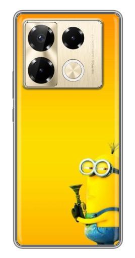 Силиконовый чехол с изображением "Кевин Миньон" для Infinix Note 40 Pro