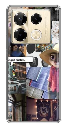 Чехол с принтом "Коллаж Джуди" для Infinix Note 40 Pro