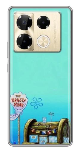 Чехол с печатью "Krusty Krab" для Infinix Note 40 Pro