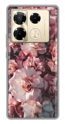 Чехол с печатью "Куст роз" для Infinix Note 40 Pro