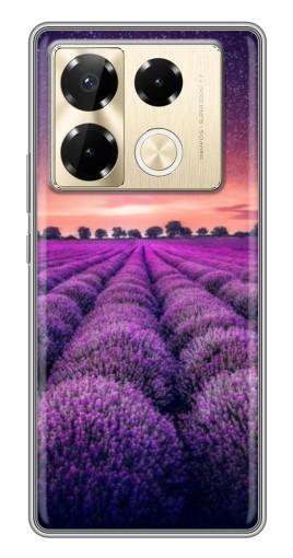 Чехол с картинкой "Лавандовое поле" для Infinix Note 40 Pro