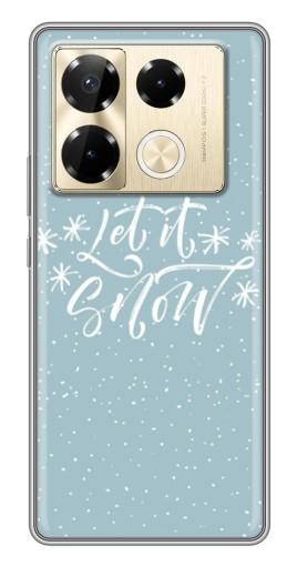 Чехол с картинкой "Let it Snow" для Infinix Note 40 Pro