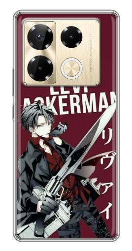 Чехол с картинкой "levi Ackerman" для Infinix Note 40 Pro