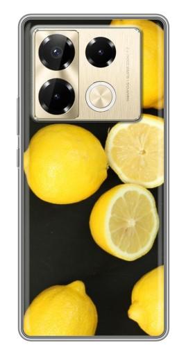 Силиконовый чехол с изображением "Лимонный стиль" для Infinix Note 40 Pro