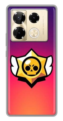 Чехол с принтом "Логотип Brawl Stars" для Infinix Note 40 Pro