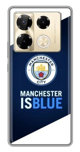 Чехол с картинкой "Manchester is Blue" для Infinix Note 40 Pro