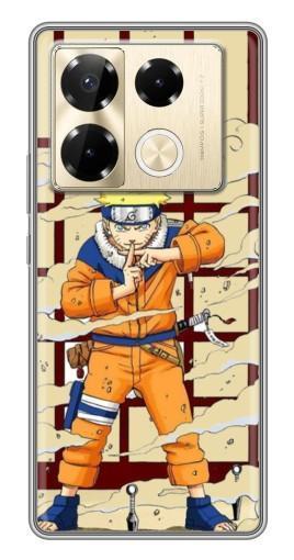Чехол с печатью "naruto uzumaki" для Infinix Note 40 Pro