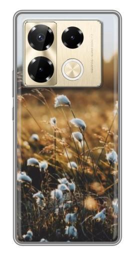 Чехол с печатью "Нежные полевые цветы" для Infinix Note 40 Pro