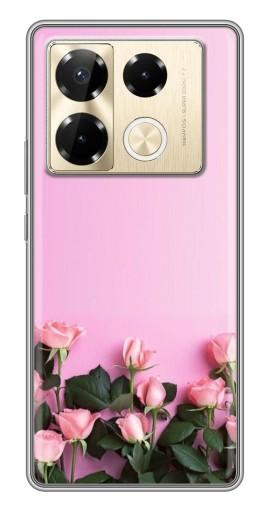 Чехол с печатью "Нежные розы" для Infinix Note 40 Pro