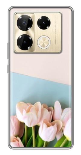 Чехол с картинкой "Нежные тюльпаны" для Infinix Note 40 Pro