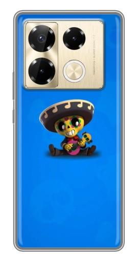 Силиконовый чехол с изображением "Poco с гитарой" для Infinix Note 40 Pro