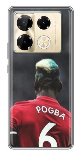 Силиконовый чехол с изображением "Pogba 6" для Infinix Note 40 Pro