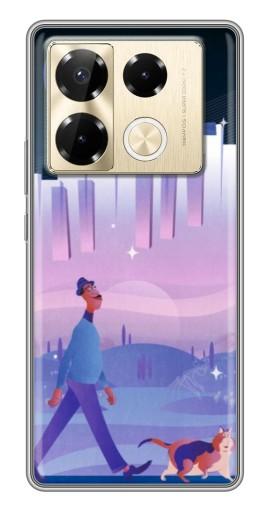 Силиконовый чехол с изображением "Постер к мультику" для Infinix Note 40 Pro