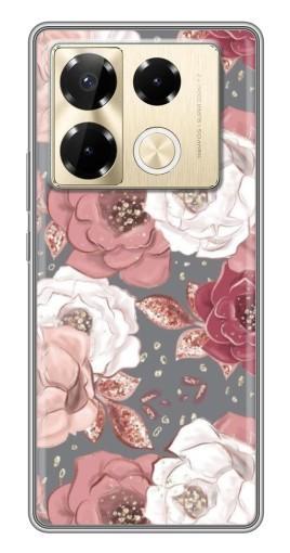 Чехол с принтом "Рисунок розы" для Infinix Note 40 Pro