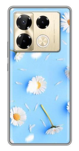Чехол с принтом "Ромашковый фон" для Infinix Note 40 Pro