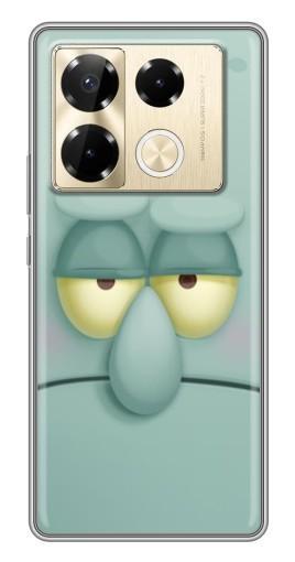 Чехол с картинкой "Сквидвард" для Infinix Note 40 Pro