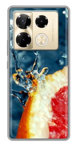 Чехол с картинкой "Сочный грейпфрут" для Infinix Note 40 Pro